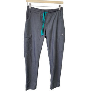 FIGS Women's XS Yola Skinny Leg Scrub Pants in Gray